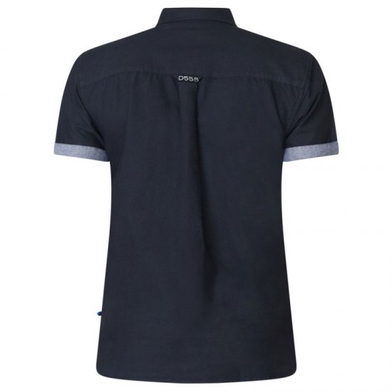 D555 Kevin Oxford Shirt Black - Chemises - Chemises Grandes Tailles Hommes