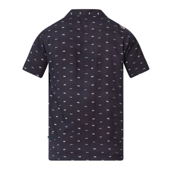 D555 Luciano Bowling Shirt Black - Chemises - Chemises Grandes Tailles Hommes