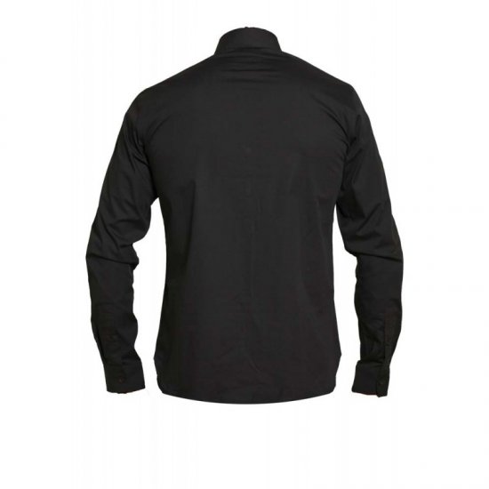D555 Michael Couture Stretch Shirt Black - Chemises - Chemises Grandes Tailles Hommes
