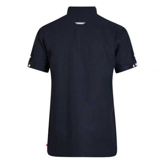 D555 Brixton Shirt Navy - Chemises - Chemises Grandes Tailles Hommes
