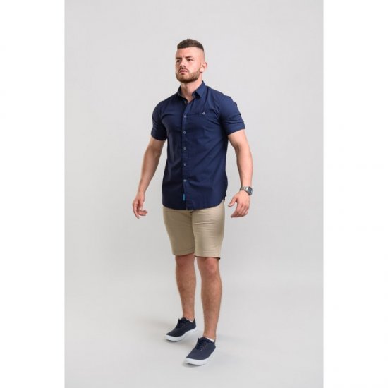 D555 Wesson Shirt Navy - Chemises - Chemises Grandes Tailles Hommes