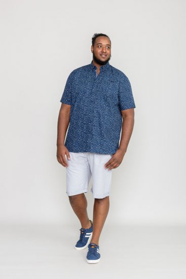 D555 FINDON Print Shirt - Chemises - Chemises Grandes Tailles Hommes