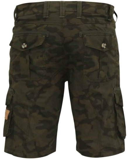 D555 Woobridge Camo Cotton Cargo Shorts - Shorts - Shorts hommes grande taille