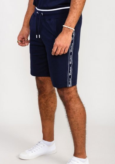 D555 Brantham Couture Elasticated Waistband Shorts Navy - Pantalons/shorts de survêtement - Survêtement/jogging grandes tailles