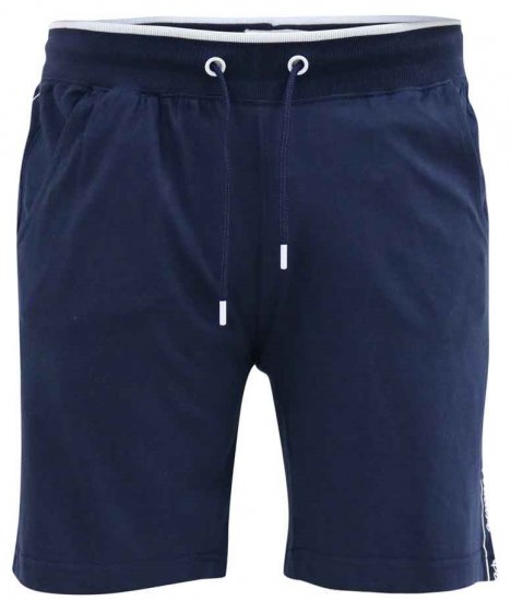 D555 Brantham Couture Elasticated Waistband Shorts Navy - Pantalons/shorts de survêtement - Survêtement/jogging grandes tailles