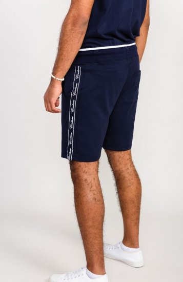D555 Brantham Couture Elasticated Waistband Shorts Navy - Pantalons/shorts de survêtement - Survêtement/jogging grandes tailles