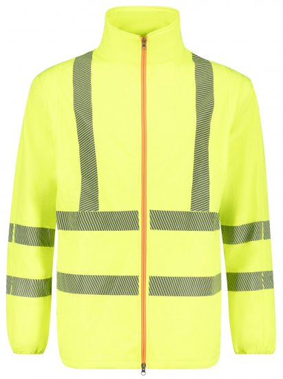 Adamo 109131 Veste Softshell Haute Visibilité Jaune - Vêtements de travail - Vêtements de travail grandes tailles