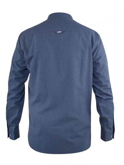 D555 Melbourne Gingham Check Long Sleeve Button Down Shirt - Chemises - Chemises Grandes Tailles Hommes