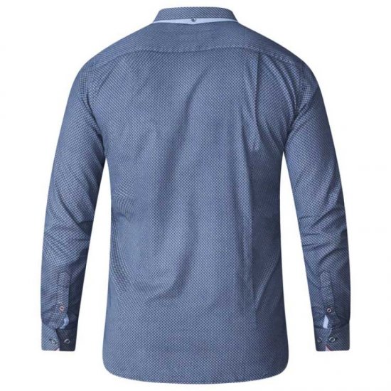 D555 Kermit Long Sleeve Printed Shirt - Chemises - Chemises Grandes Tailles Hommes