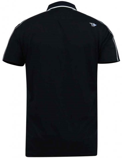 D555 Sussex Jersey Polo Shirt Dark Navy - Polos - Polos homme grande taille