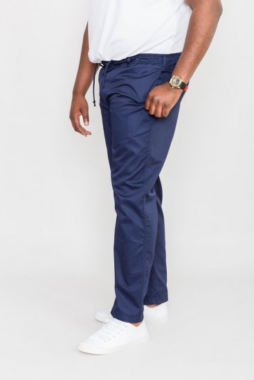 D555 Basilio Pants with elasticated waist Navy - Jeans et pantalons - Jeans et Pantalons grande taille 