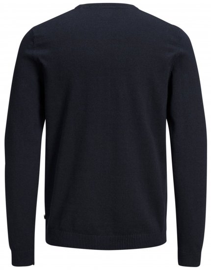 Jack & Jones Crew neck Knitted Sweater Navy - Sweatshirts & hoodies - Sweatshirts/Hoodies grande taille homme