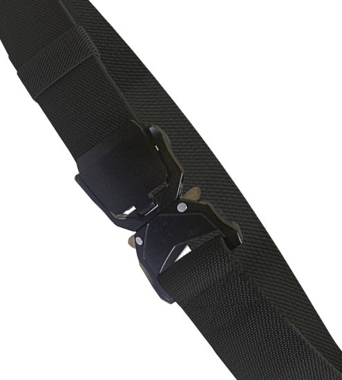 D555 Dale Tactical Stretch Webbing Belt with Heavy Duty Quick Release Buckle Black - Ceintures - Ceintures grandes tailles pour hommes