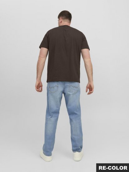 Jack & Jones STAR T-shirt Brown - T-shirts - T-shirts Homme Grande Taille