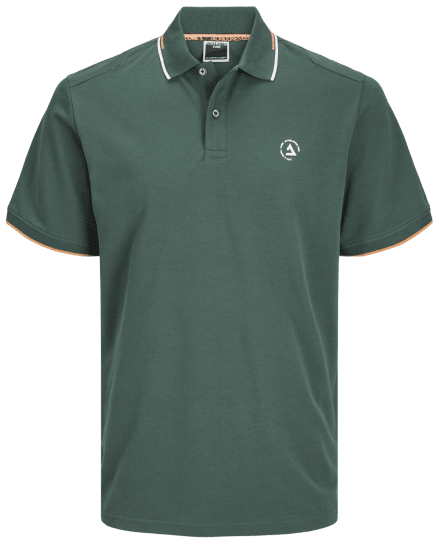 Jack & Jones JCOHASS LOGO Polo Sycamore - Polos - Polos homme grande taille