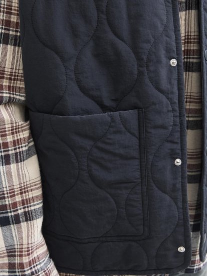 Jack & Jones Hero Liner Quilted Gilet Vest Black - Gilets sans manches - Gilets grandes tailles