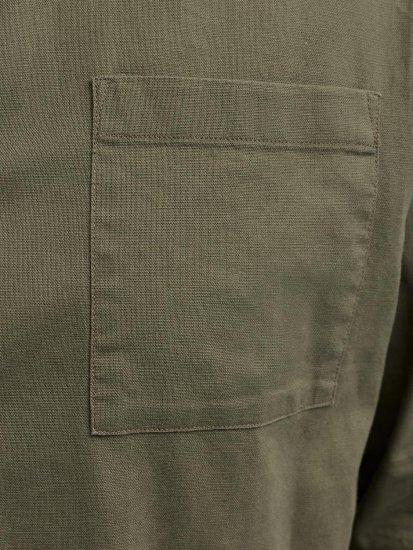 Jack & Jones Tristan Overshirt kaki - Chemises - Chemises Grandes Tailles Hommes