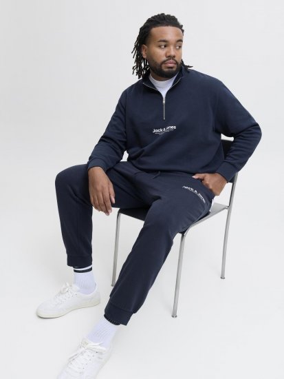 Jack & Jones Vesterbro ensemble de survêtement bleu marine - Sweatshirts & hoodies - Sweatshirts/Hoodies grande taille homme