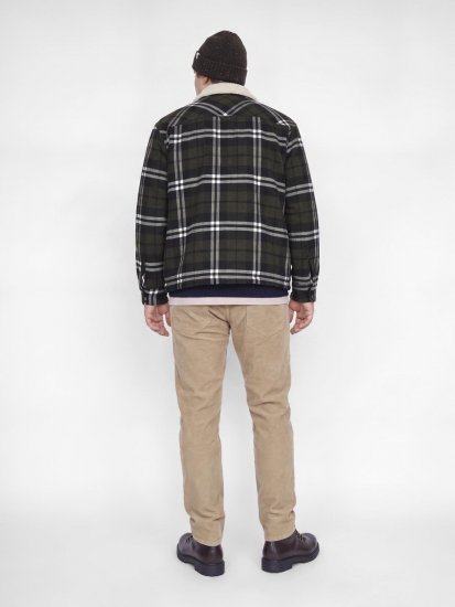 Jack & Jones Zac Teddy Surchemise Vert - Vestes - Vestes homme grandes tailles
