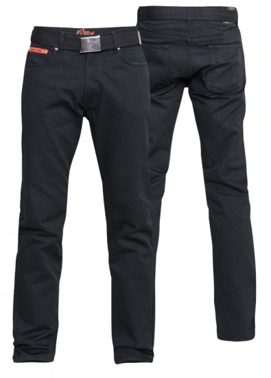 Duke Mario Bedford cord-pants Black - Jeans et pantalons - Jeans et Pantalons grande taille 