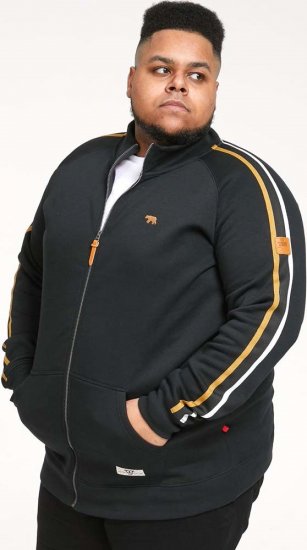 D555 MARSTON Zip Through Sweatshirt - Sweatshirts & hoodies - Sweatshirts/Hoodies grande taille homme