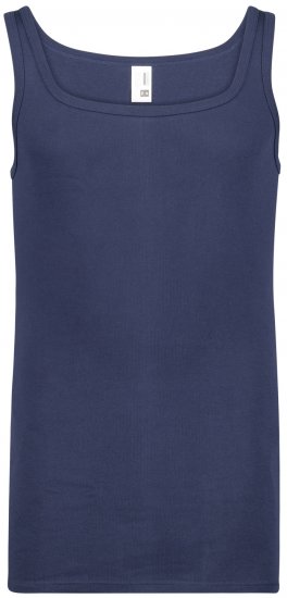Adamo Royal Fine Ribbed Undershirt Navy - Sous-vêtements & bain - Sous-vêtements Grande Taille