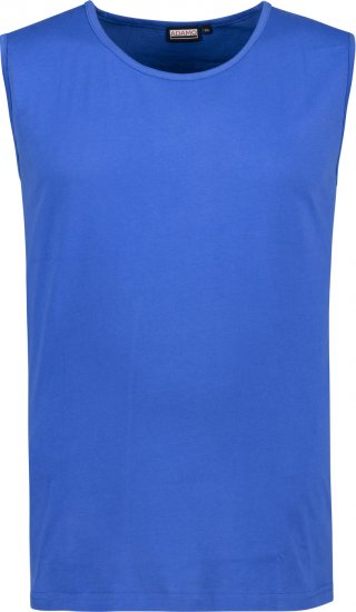 Adamo Rod Comfort Fit Tank Top Royal Blue - T-shirts - T-shirts Homme Grande Taille