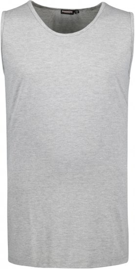 Adamo Rod Comfort Fit Tank Top Grey - T-shirts - T-shirts Homme Grande Taille