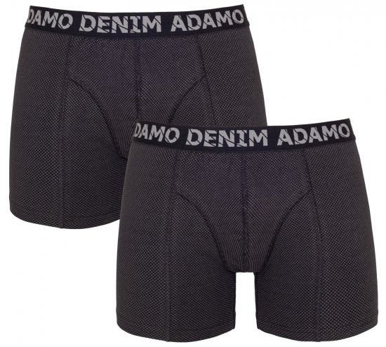 Adamo Julian Maxi Boxers Black 2-pack - Sous-vêtements & bain - Sous-vêtements Grande Taille
