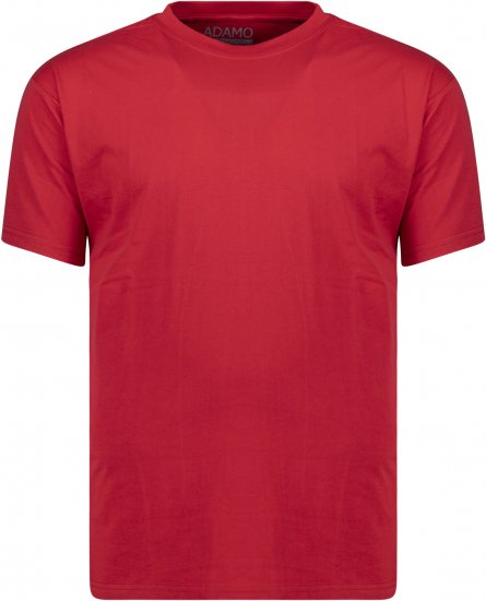 Adamo Kevin Regular fit T-shirt Red - T-shirts - T-shirts Homme Grande Taille