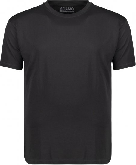 Adamo Kevin Regular fit T-shirt Black - T-shirts - T-shirts Homme Grande Taille