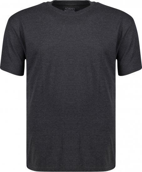 Adamo Kevin Regular fit T-shirt Charcoal - T-shirts - T-shirts Homme Grande Taille