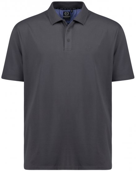 Adamo Picco Technical Sports Polo Charcoal - Sport & outdoor - Vêtements de sport grande taille 
