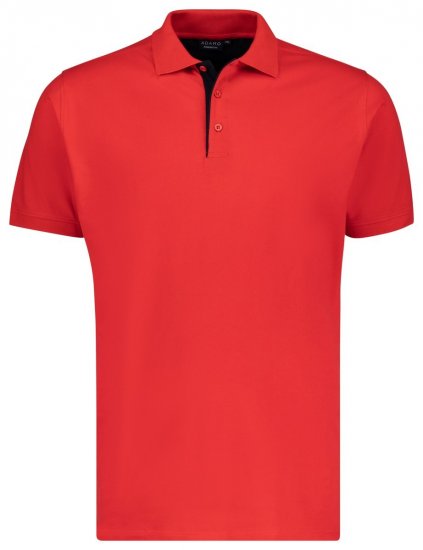 Adamo 139401 Polo Rouge - Polos - Polos homme grande taille