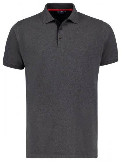 Adamo 139401 Polo Gris foncé chiné - Polos - Polos homme grande taille