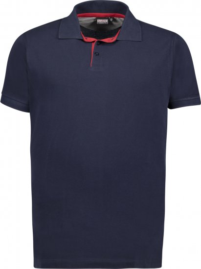Adamo Pablo Comfort fit Polo Shirt Navy - Polos - Polos homme grande taille