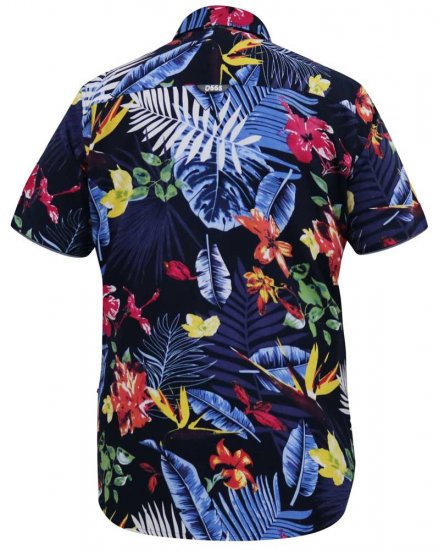 D555 TOBY Multi Colour Hawaiian AO Print Shirt - Chemises - Chemises Grandes Tailles Hommes