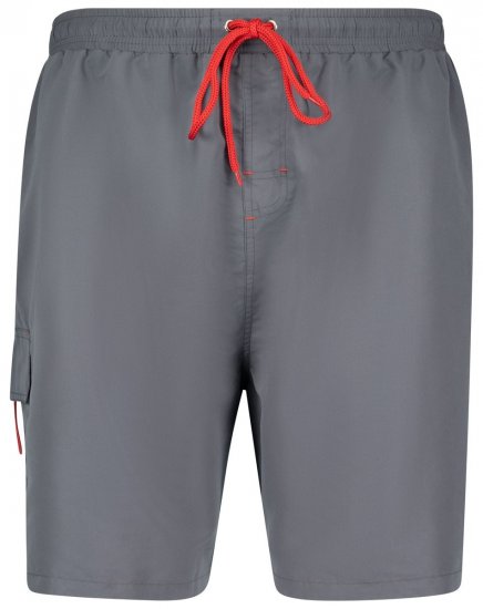 Adamo 141230 Short de bain Gris foncé - Sous-vêtements & bain - Sous-vêtements Grande Taille