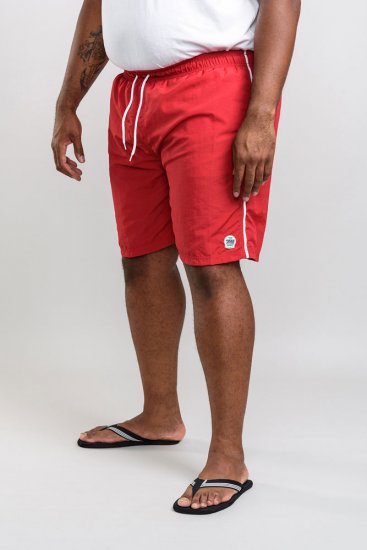 D555 Yarrow Swimshorts Red - Sous-vêtements & bain - Sous-vêtements Grande Taille