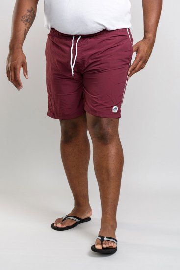 D555 Yarrow Swimshorts Burgundy - Sous-vêtements & bain - Sous-vêtements Grande Taille