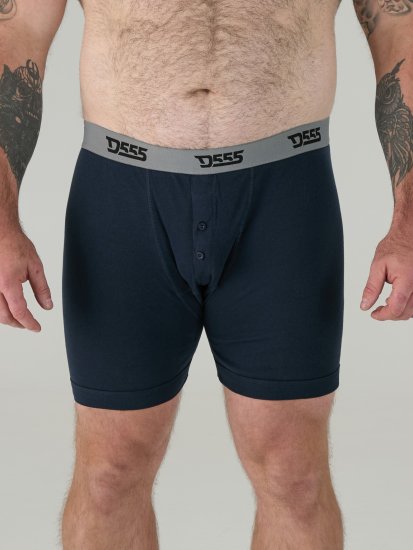 Duke Driver Boxershorts Black, Grey, Navy 3-Pack - Sous-vêtements & bain - Sous-vêtements Grande Taille