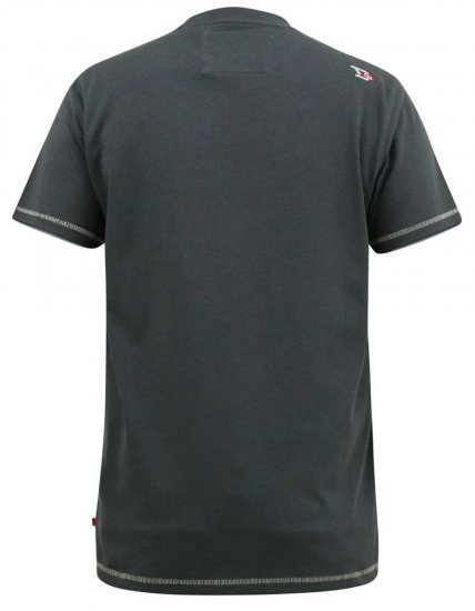 D555 BENNETT Dune Kings Buggy Printed Crew Neck T-Shirt Khaki - T-shirts - T-shirts Homme Grande Taille