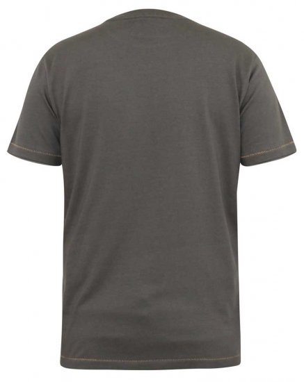 D555 DALLAS Official Gas Monkey Printed Crew Neck T-Shirt Khaki - T-shirts - T-shirts Homme Grande Taille