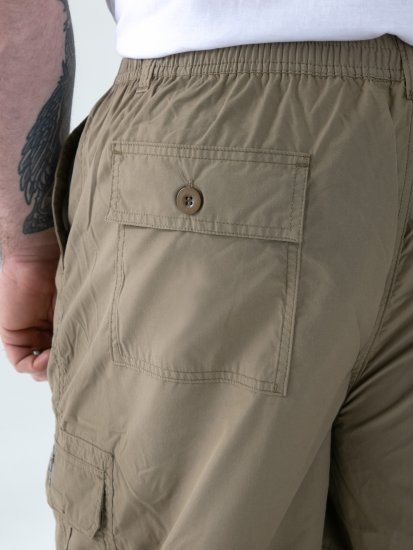 D555 Mason Cargo Shorts Sand - Shorts - Shorts hommes grande taille
