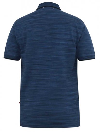 D555 FOXLEY Pique Reno Polo Navy - Polos - Polos homme grande taille