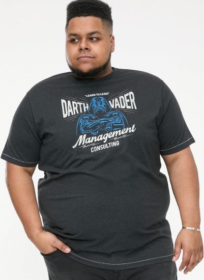 D555 SOLO Official Star Wars Management Consulting Printed T-Shirt Black Reno - T-shirts - T-shirts Homme Grande Taille