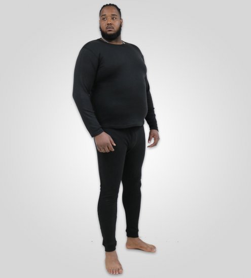 D555 Boston Thermal Long Johns Black - Sous-vêtements & bain - Sous-vêtements Grande Taille