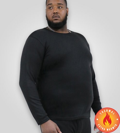 D555 Exeter Thermal Long Sleeve T-Shirt - Sous-vêtements & bain - Sous-vêtements Grande Taille