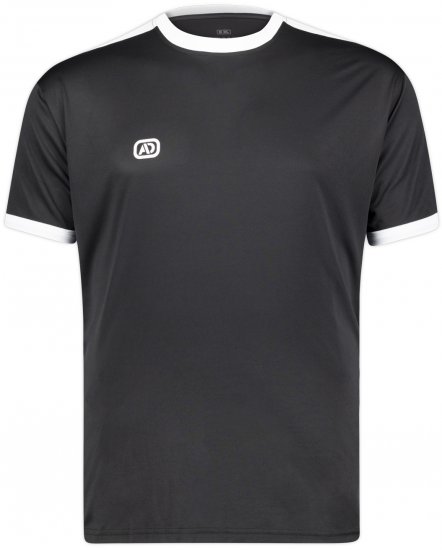 Adamo Marco Technical Sports T-shirt Black - Sport & outdoor - Vêtements de sport grande taille 