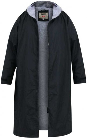 D555 Webber Veste déperlante avec doublure sherpa noire - Vestes - Vestes homme grandes tailles